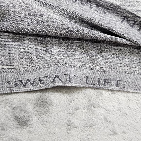 Lululemon Swiftly Tech Racerback Tank Heathered Slate Womens 10 Gray Running - Picture 5 of 8